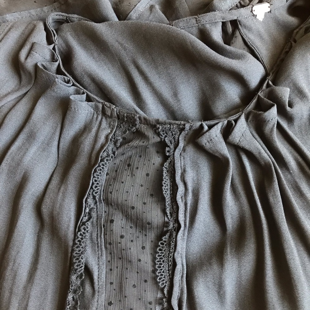 Black Free People Blouse